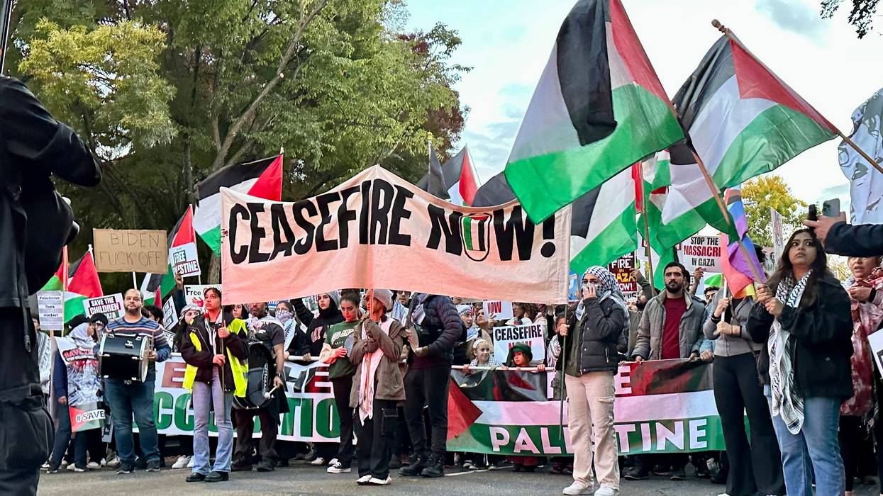 Protesters march for a Gaza cease-fire in Sacramento