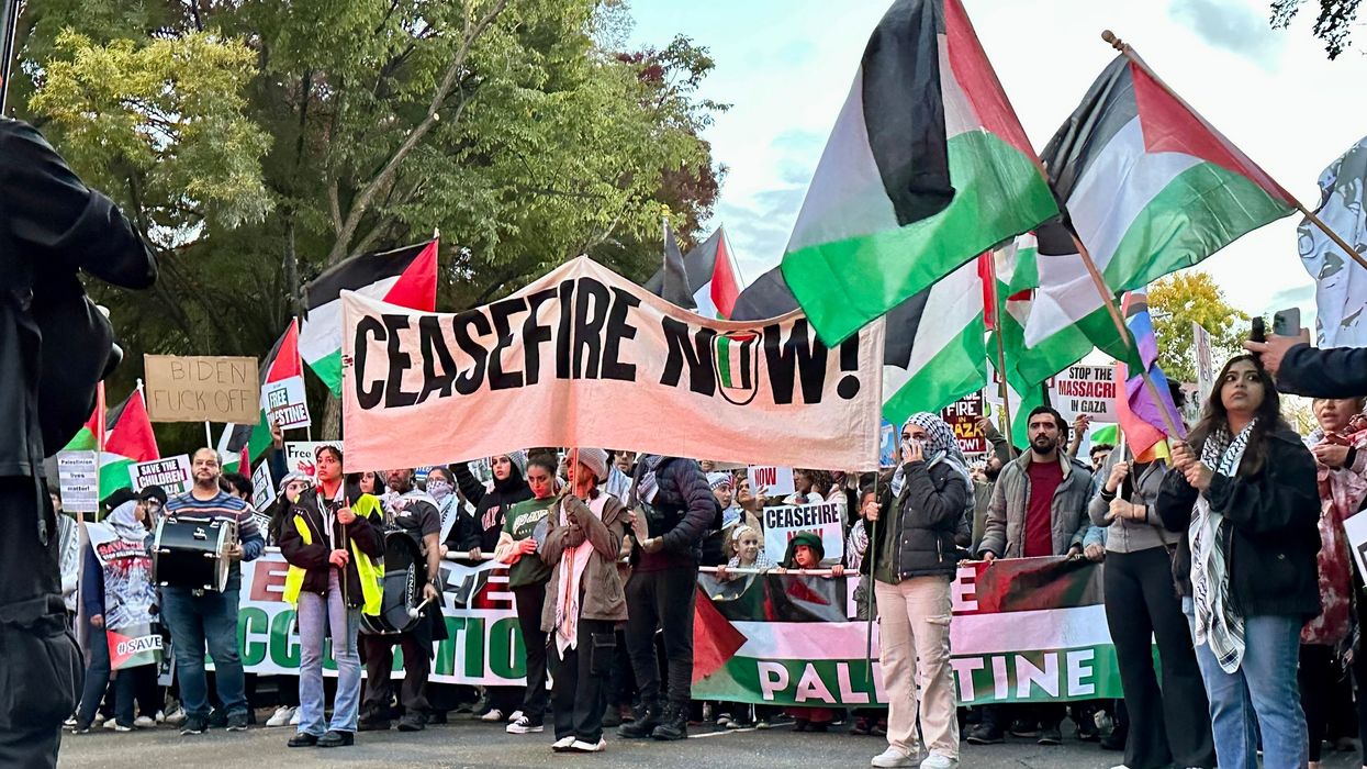 Protesters march for a Gaza cease-fire in Sacramento