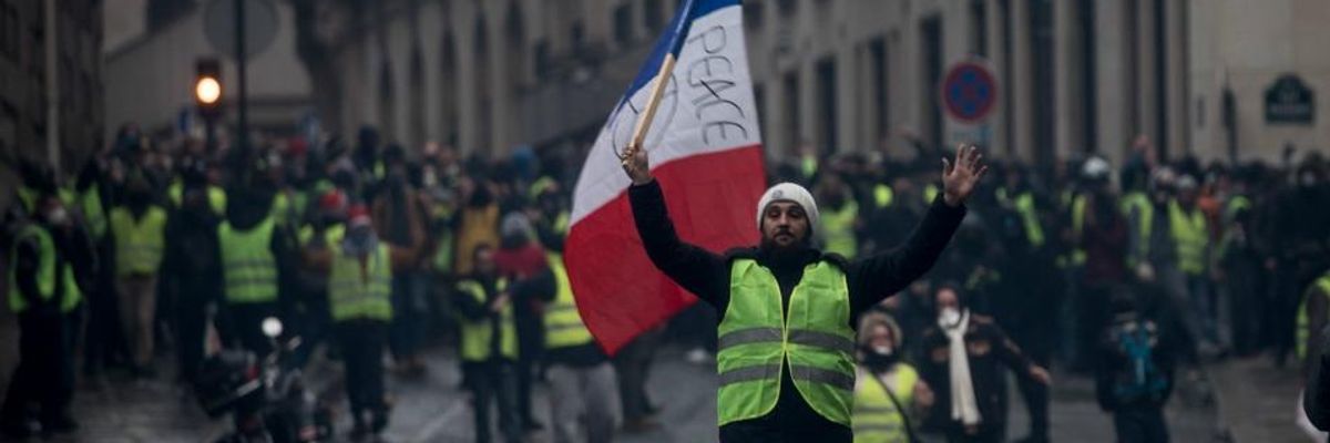 Yellow Vest Uprising Exposes Urgent Need for Rapid Energy Transition That Stiffs Elites, Lifts the Working Class