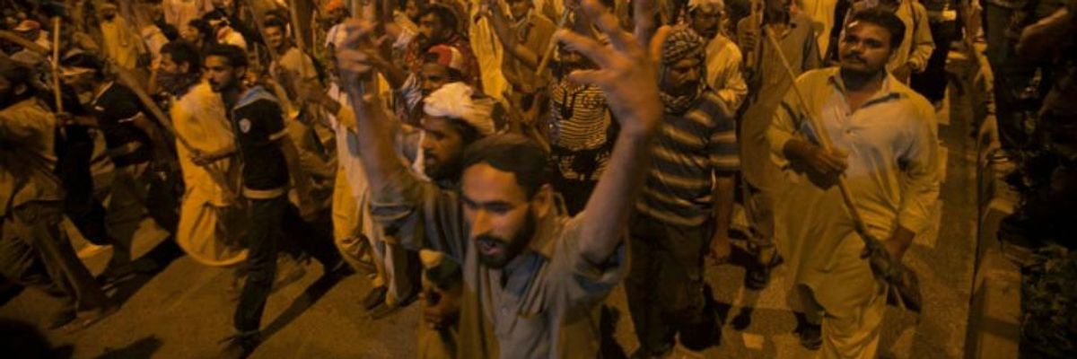 Three Dead, Hundreds Injured in Anti-Government Protests in Pakistan