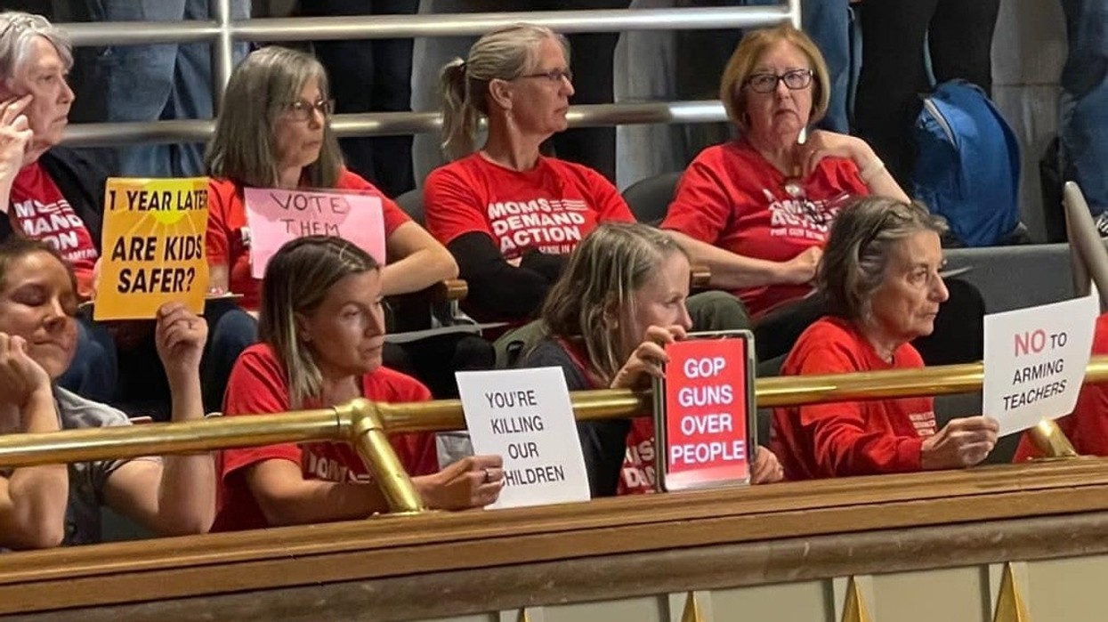 protesters of Tennessee bill to arm teachers