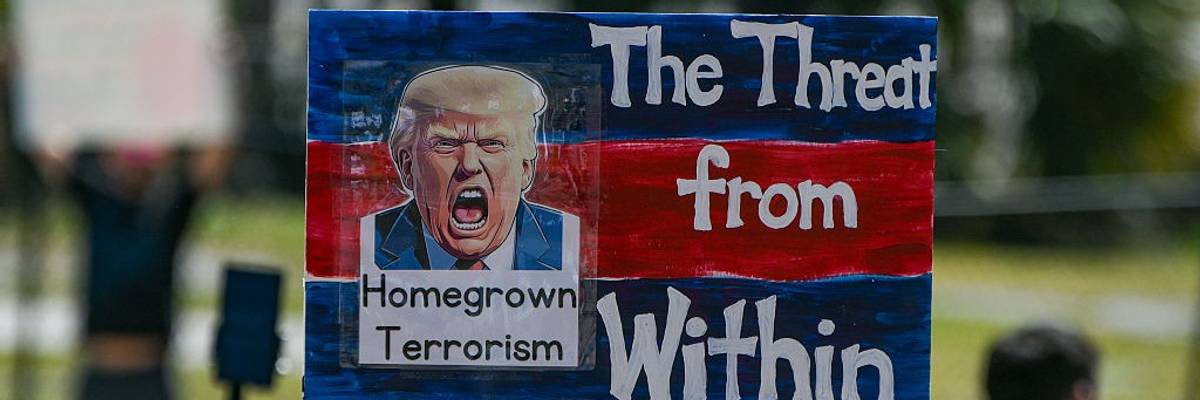 Protesters Take To The Streets Of Downtown Orlando