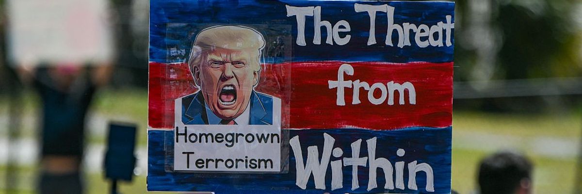 Protesters Take To The Streets Of Downtown Orlando