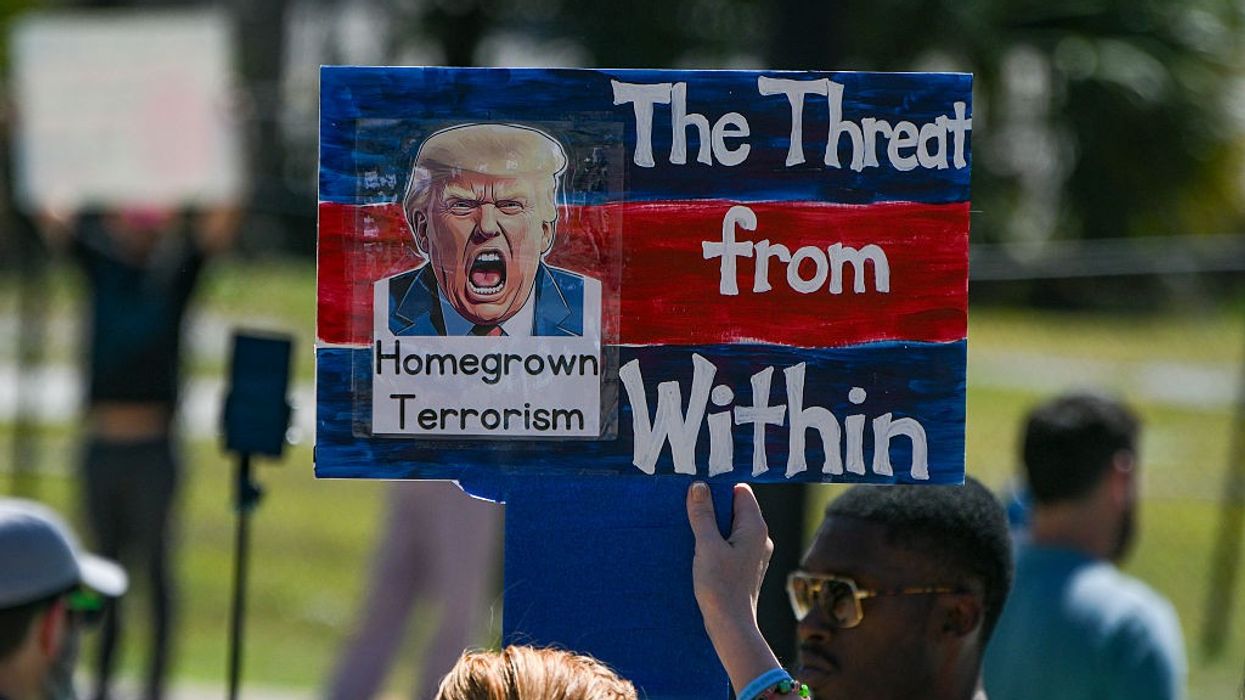 Protesters Take To The Streets Of Downtown Orlando