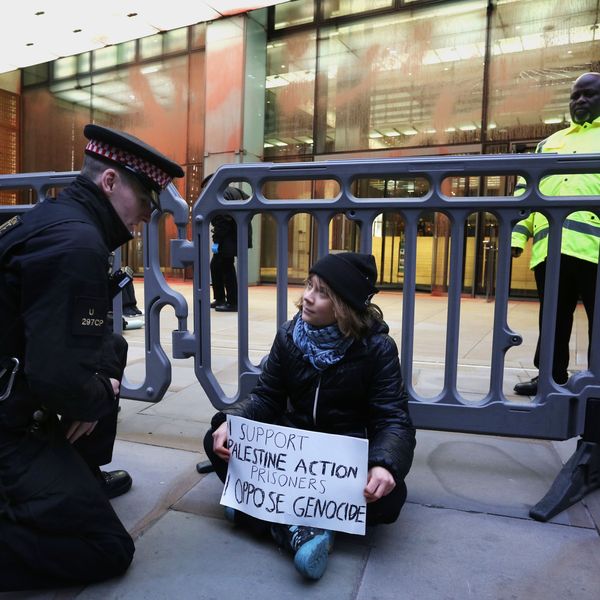 Protesters Target Aspen Insurance Offices In Support Of Jailed Pro-Palestine Activists