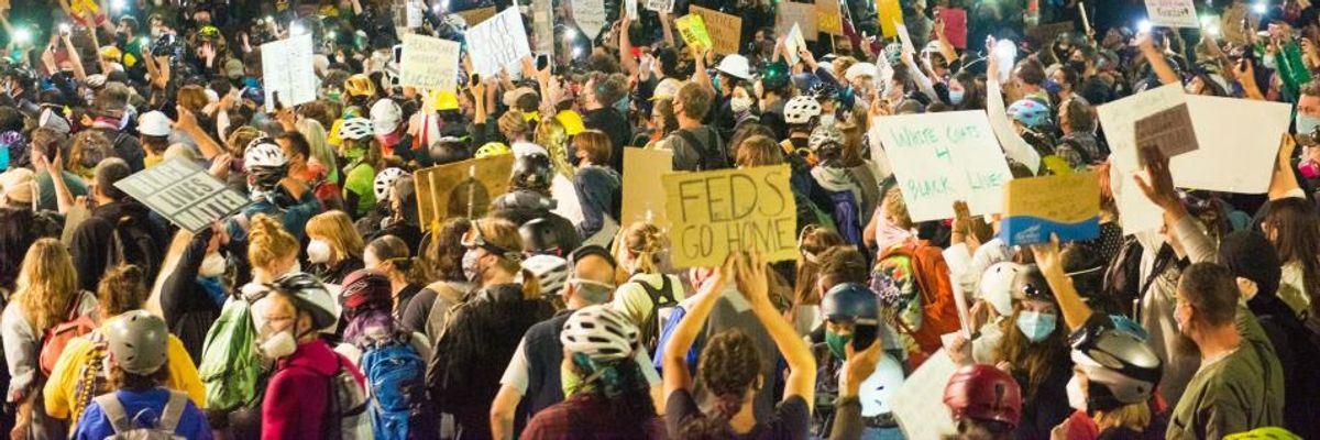 Massive Protests in Portland Continue After Judge Denies State Request for Restraining Order Against Federal Agencies