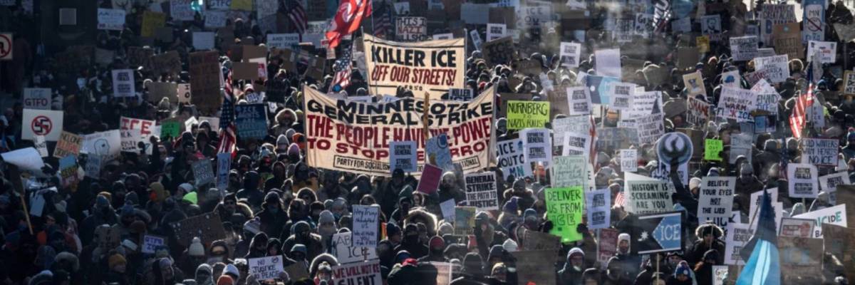 Protesting ICE savagery