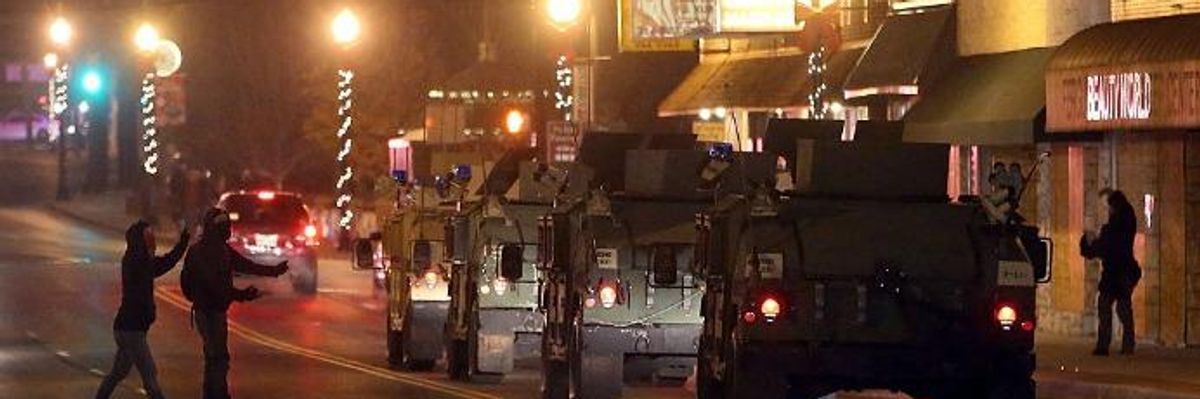 In 'Open Effort to Escalate Racial Tensions,' Trump to Fully Militarize Police