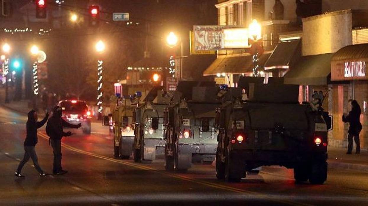 In 'Open Effort to Escalate Racial Tensions,' Trump to Fully Militarize Police
