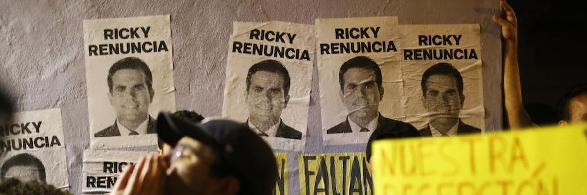 'Time for Puerto Rico to Wake Up and Rise Up': Thousands Take to Streets Demanding Embattled Governor Resign