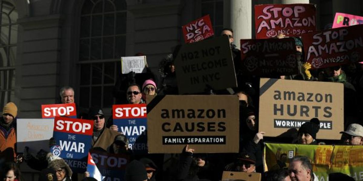 Opinion | Amazon Threatens to Cancel New York City Headquarters If It ...