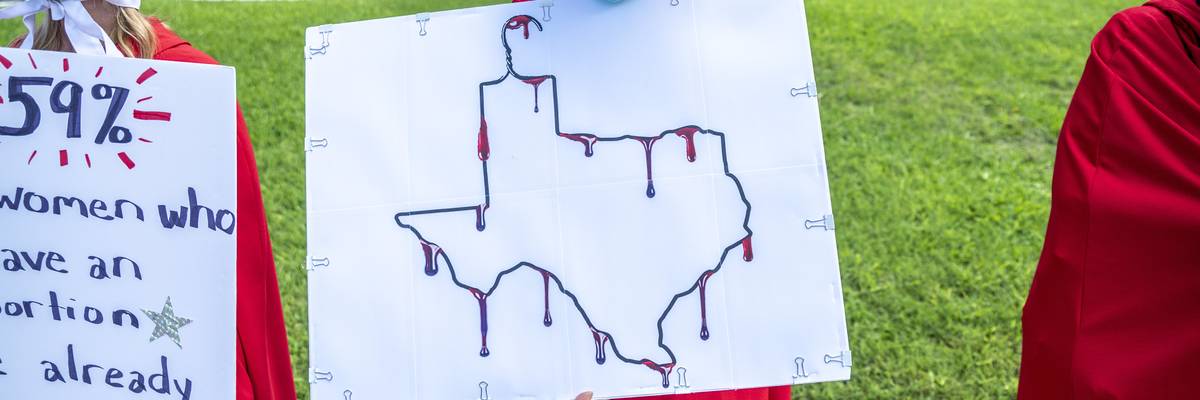 Protestors Rally Against Restrictive New Texas Abortion Law In Austin