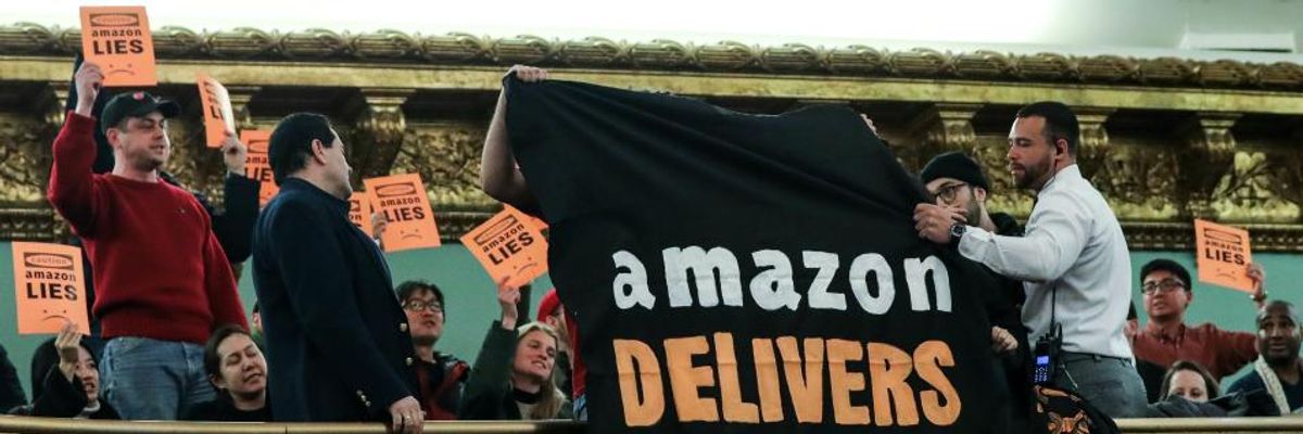 "Don't Let Door Hit You on the Way Out": People Power Credited as Amazon Reportedly Reconsiders New York HQ2