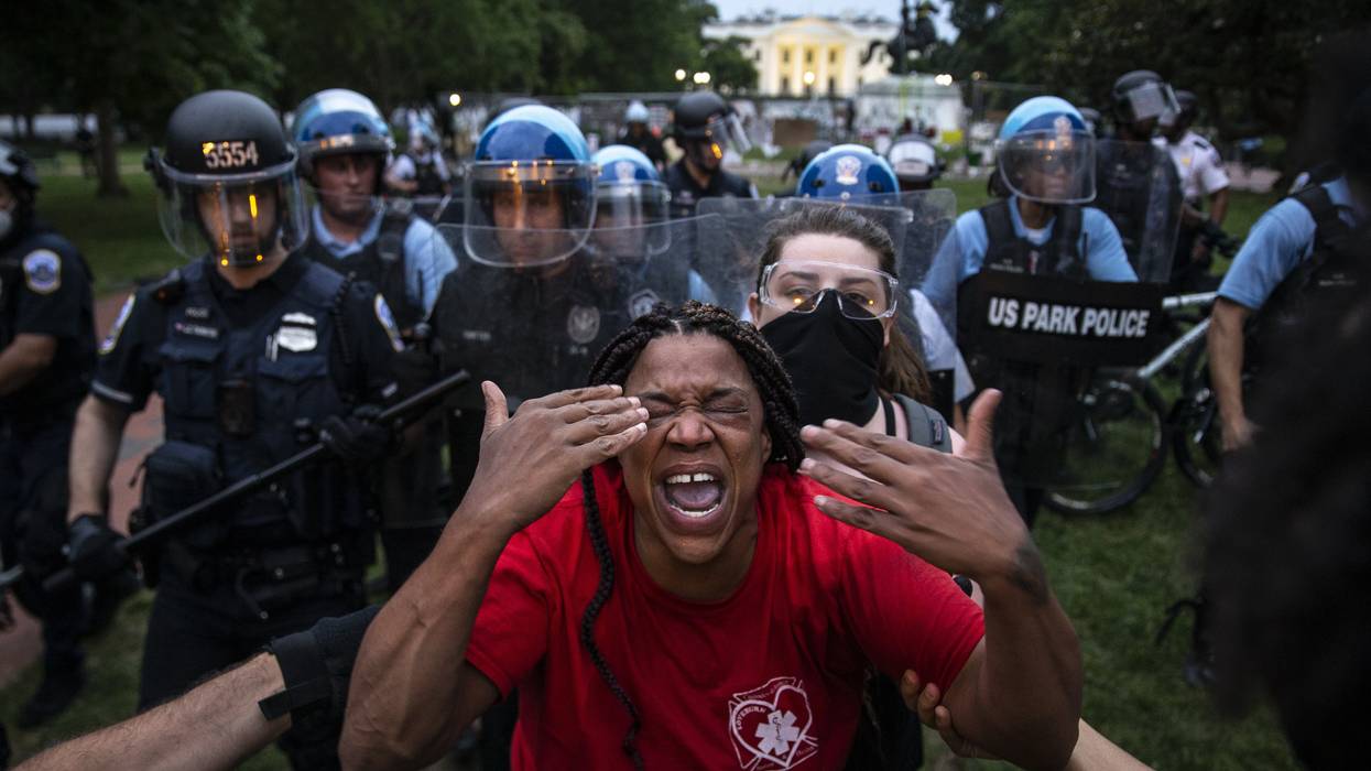 Protests Continue Around Black Lives Matter Plaza In Washington, DC