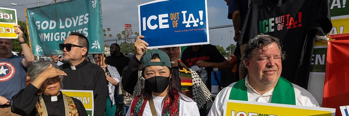 Protests Erupt In L.A. County Sparked By Federal Immigration Raids