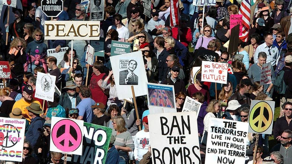 Protests Mark Third Anniversary Of Iraq War