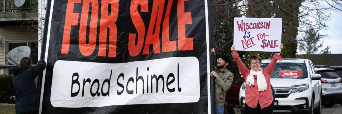 Protests of Wisconsin Circuit Court Judge Brad Schimel