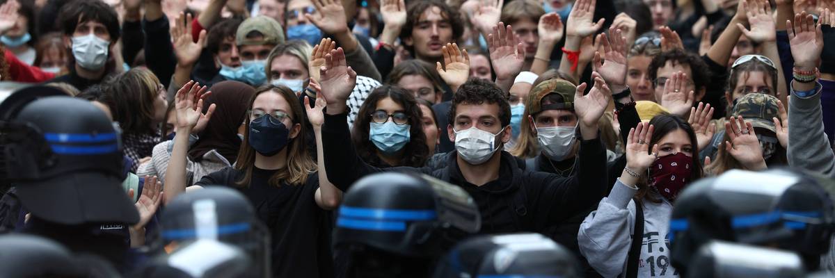 Protests Over School Overcrowding And Decay Spread Across France