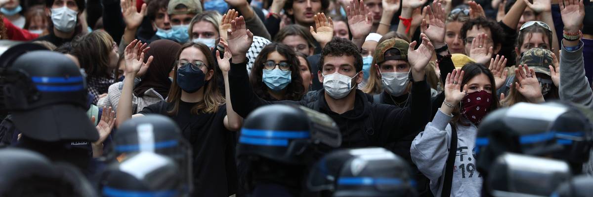 Protests Over School Overcrowding And Decay Spread Across France