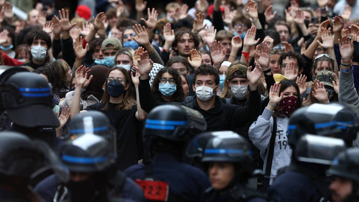 Protests Over School Overcrowding And Decay Spread Across France