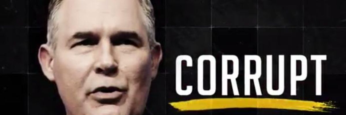 In Ad Airing on 'Fox & Friends,' Green Group Says Congress Must Fire Pruitt If Trump Won't Act