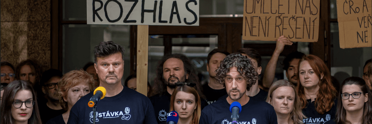 Public media workers Czechia