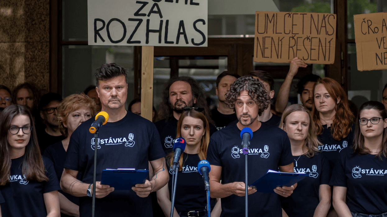 Public media workers Czechia