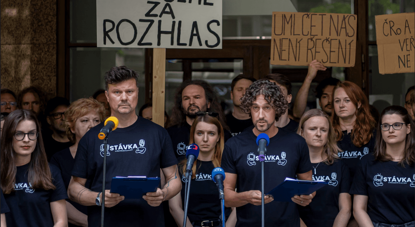 Public media workers Czechia