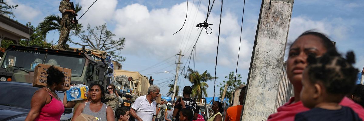 'People Are Dying' But Trump Gives Himself Perfect '10' for Puerto Rico Response