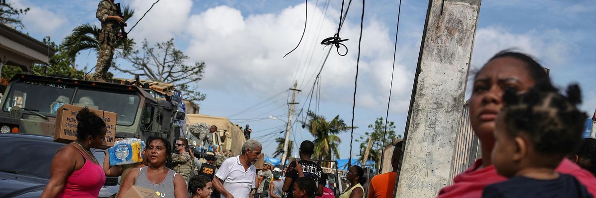 'People Are Dying' But Trump Gives Himself Perfect '10' for Puerto Rico Response