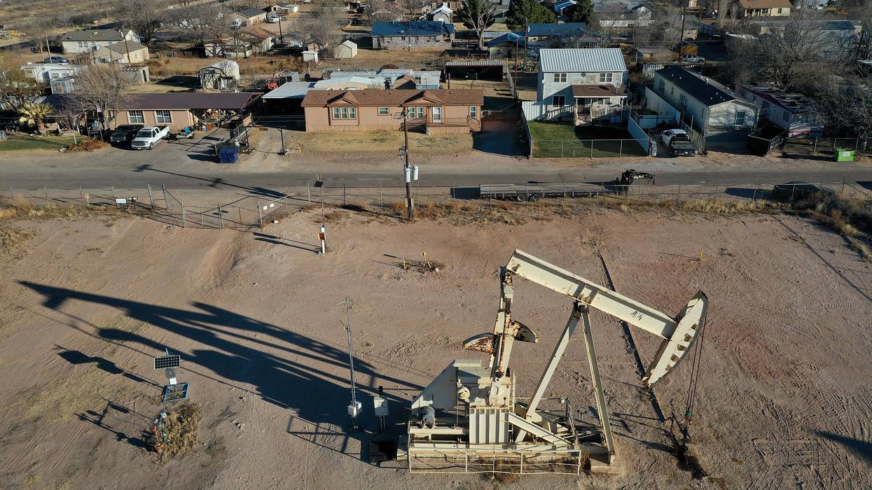 Pumpjack in Permian Basin