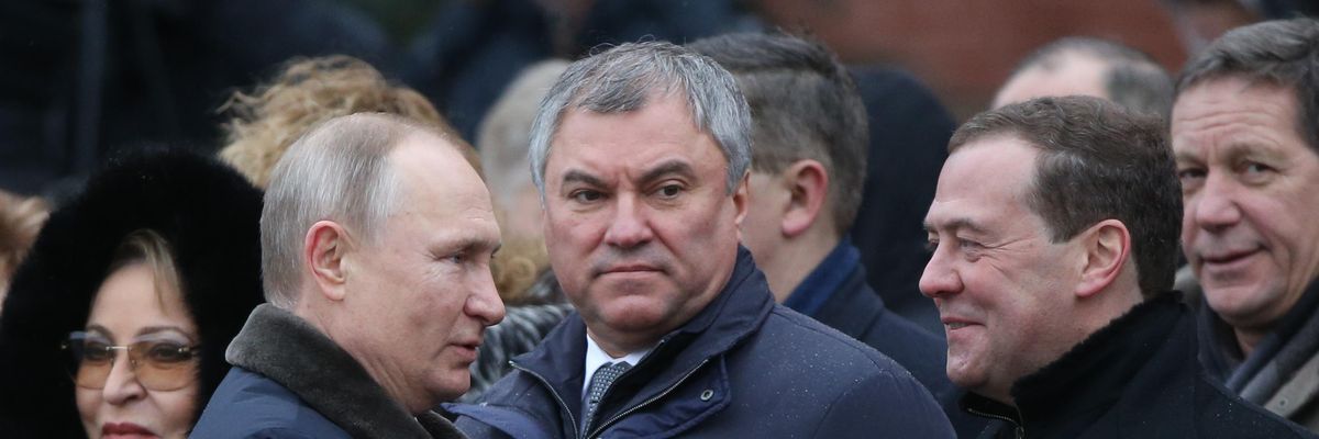 Putin Medvedev Volodin
