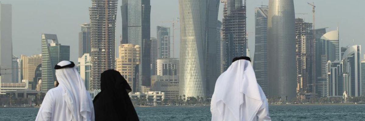 Chump: Before Trump Fell for Antifa Conspiracy Theory, He Fell for Saudi Blockade of US Ally Qatar