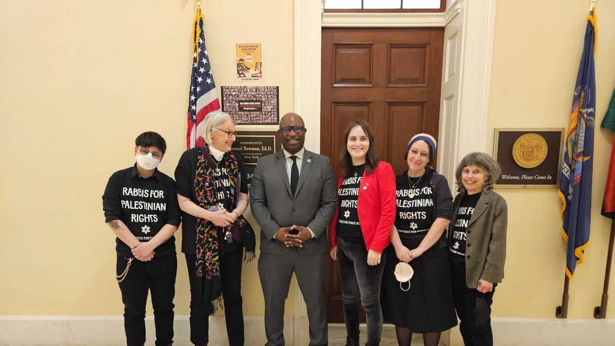 Rabbis with Jamaal Bowman.