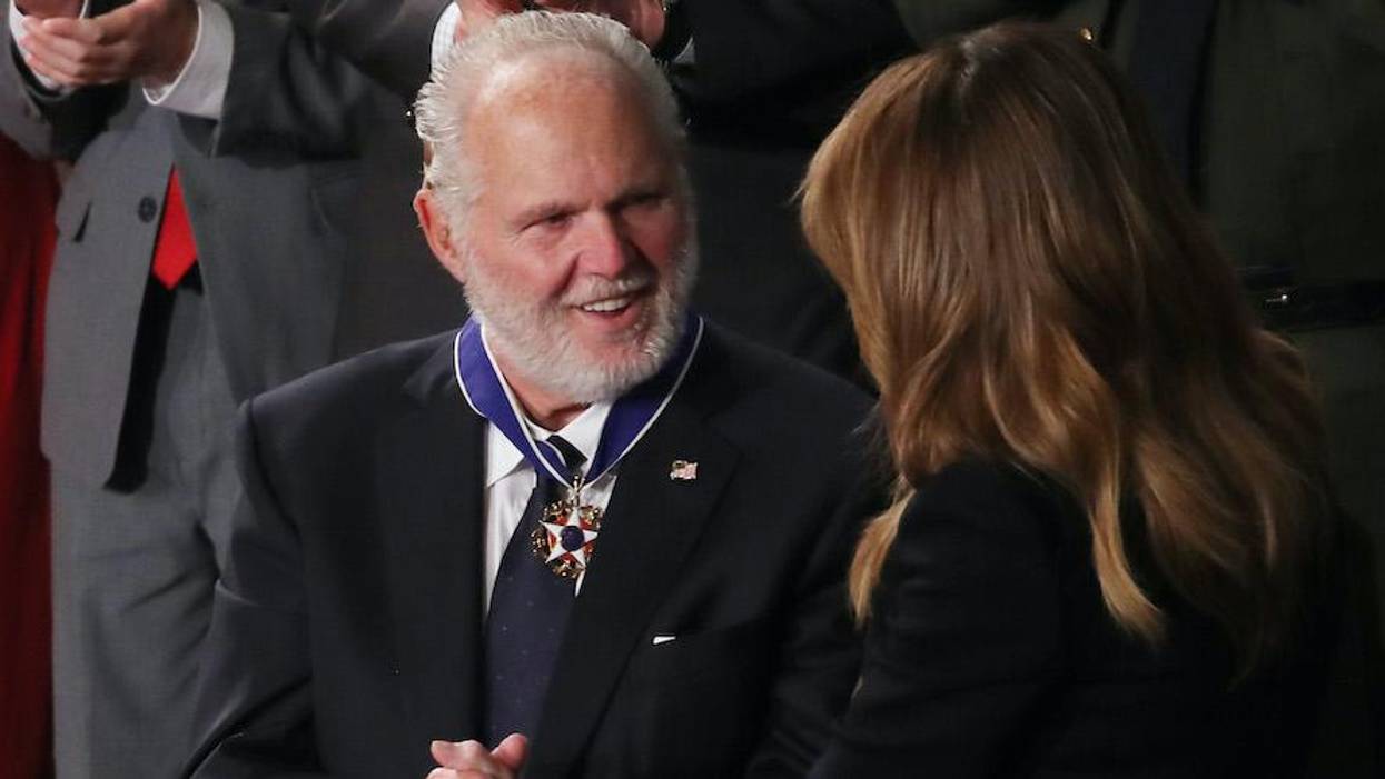 'Both Disgusting and Pure Right-Wing Genius': Trump Awards Bigoted Radio Host Rush Limbaugh Medal of Freedom