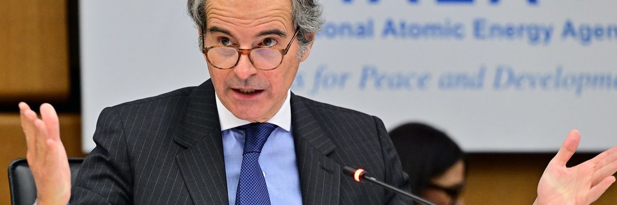 Rafael Gross speaks at the IAEA