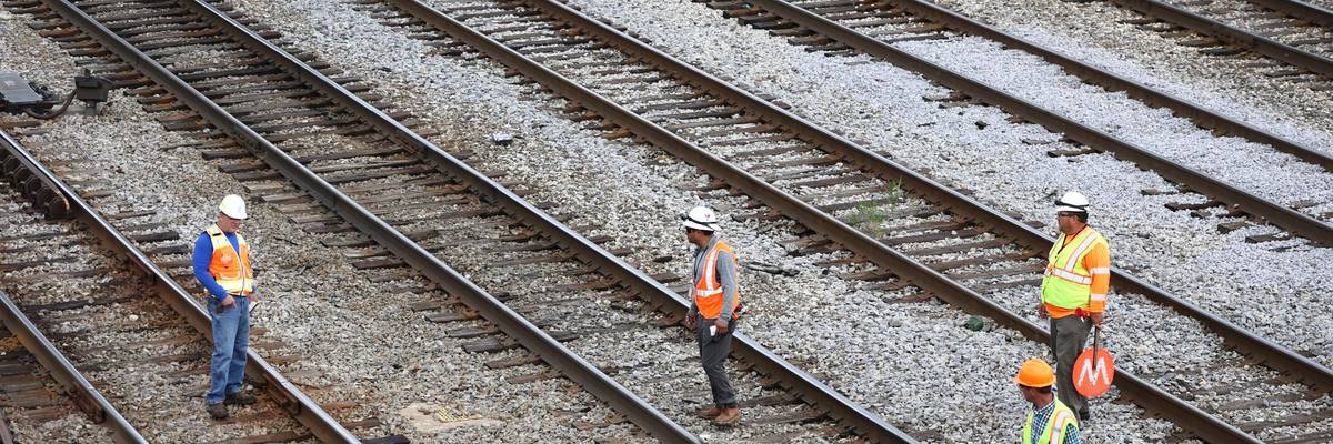 Railroad workers