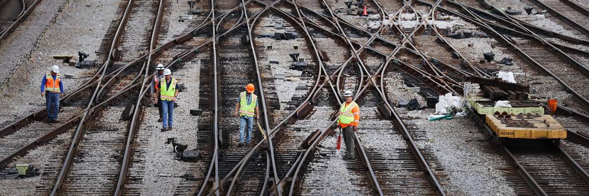 Railroad workers