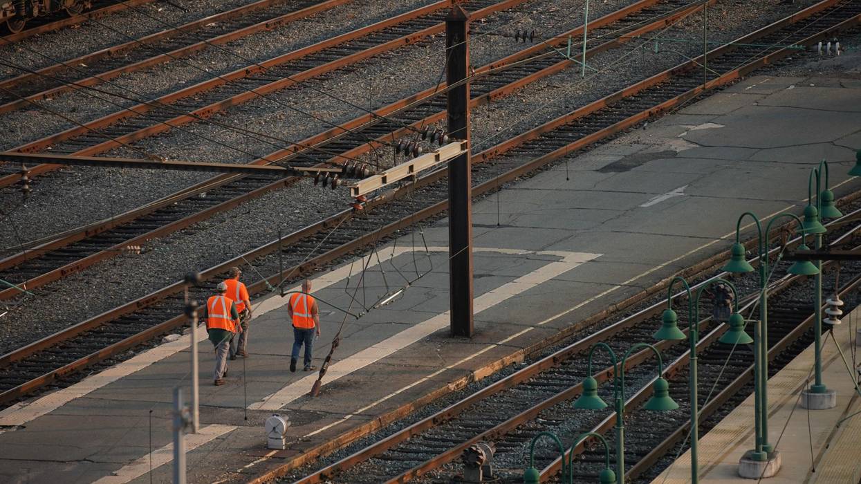 Railway workers