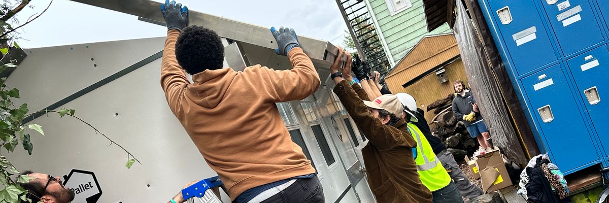 Raising a roof for unhoused people