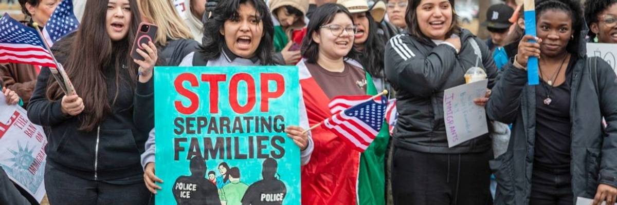 Rally Asks ICE to Leave Immigrants Alone