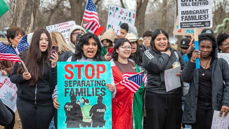 Rally Asks ICE to Leave Immigrants Alone