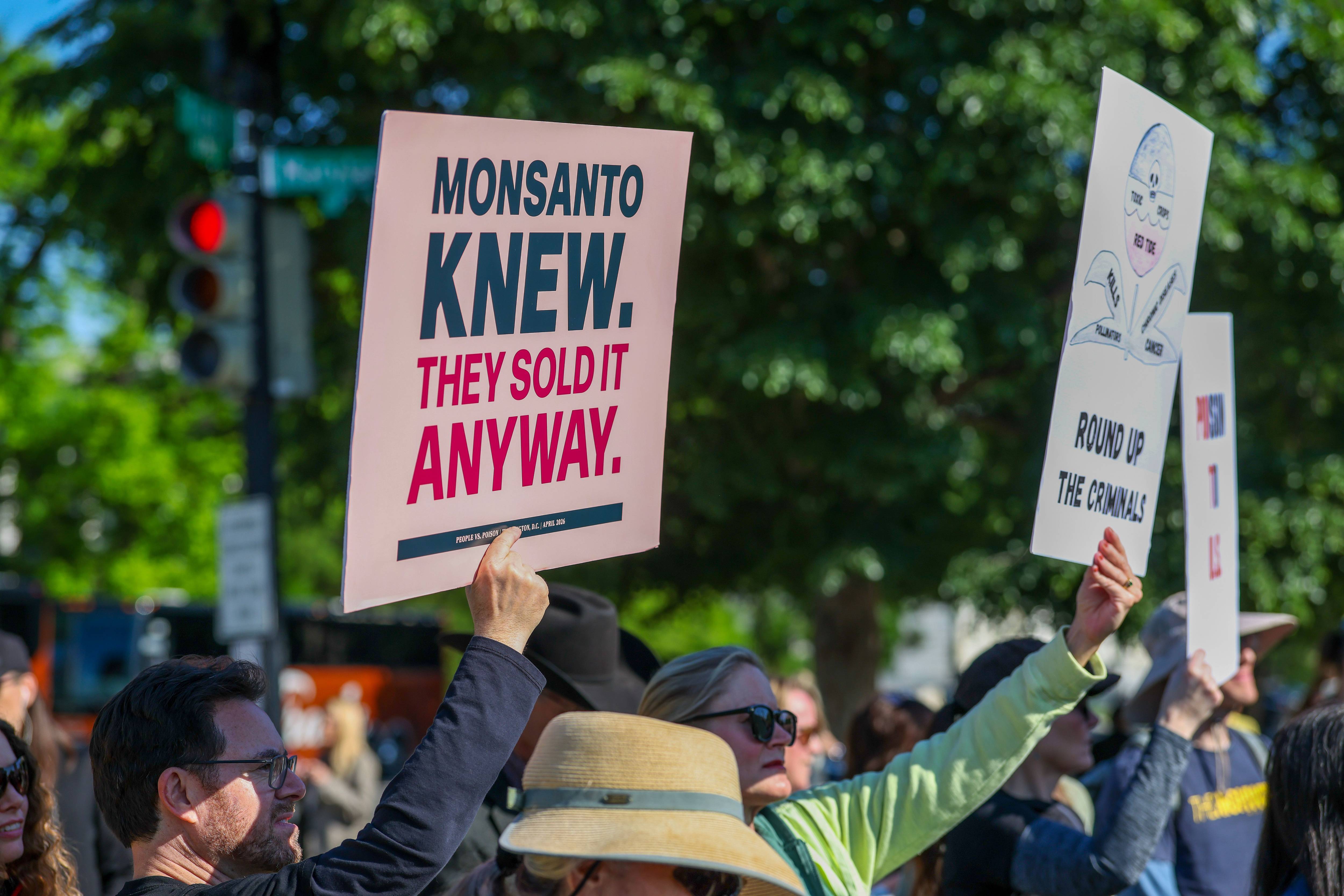Rally Held As Supreme Court Hears Arguments For Monsanto v. Durnell