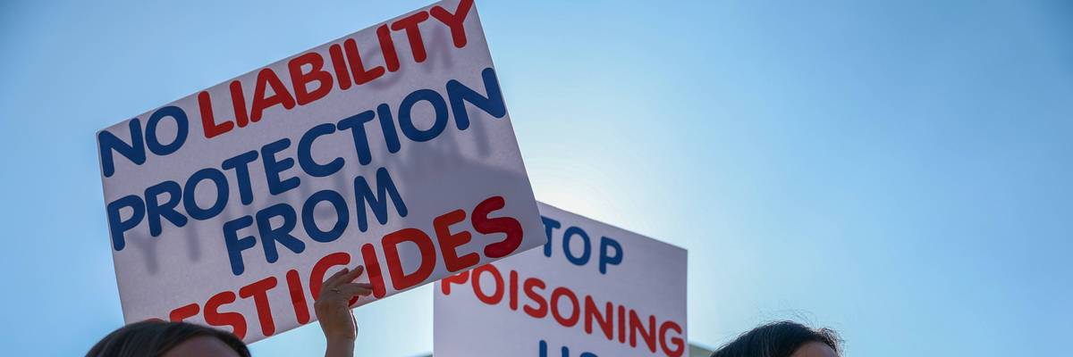 Rally Held As Supreme Court Hears Arguments For Monsanto v. Durnell