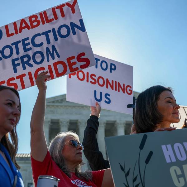 Rally Held As Supreme Court Hears Arguments For Monsanto v. Durnell