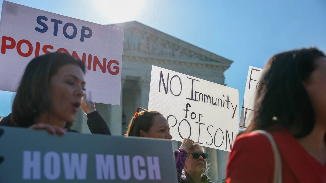 Rally Held As Supreme Court Hears Arguments For Monsanto v. Durnell