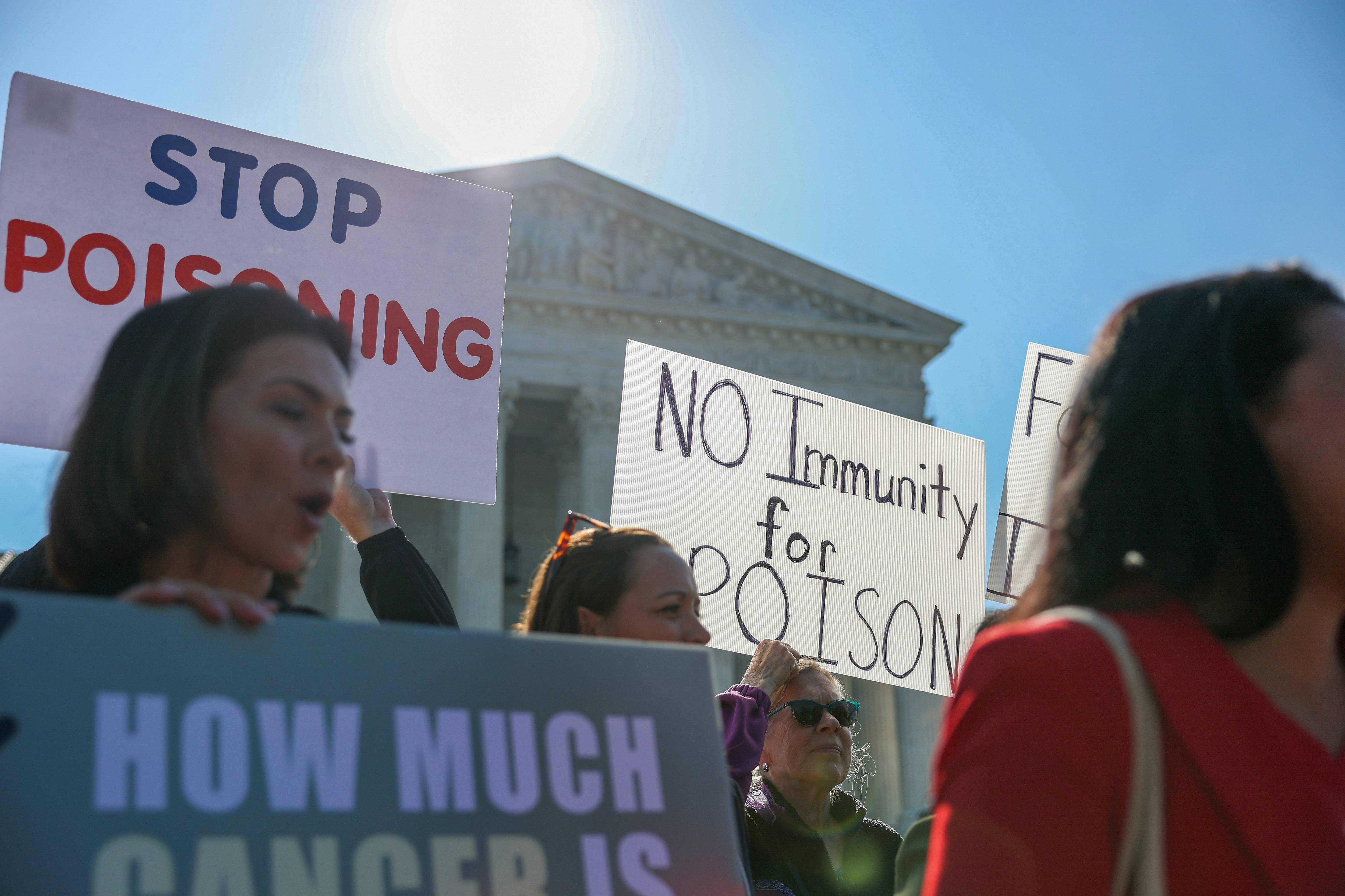 Rally Held As Supreme Court Hears Arguments For Monsanto v. Durnell
