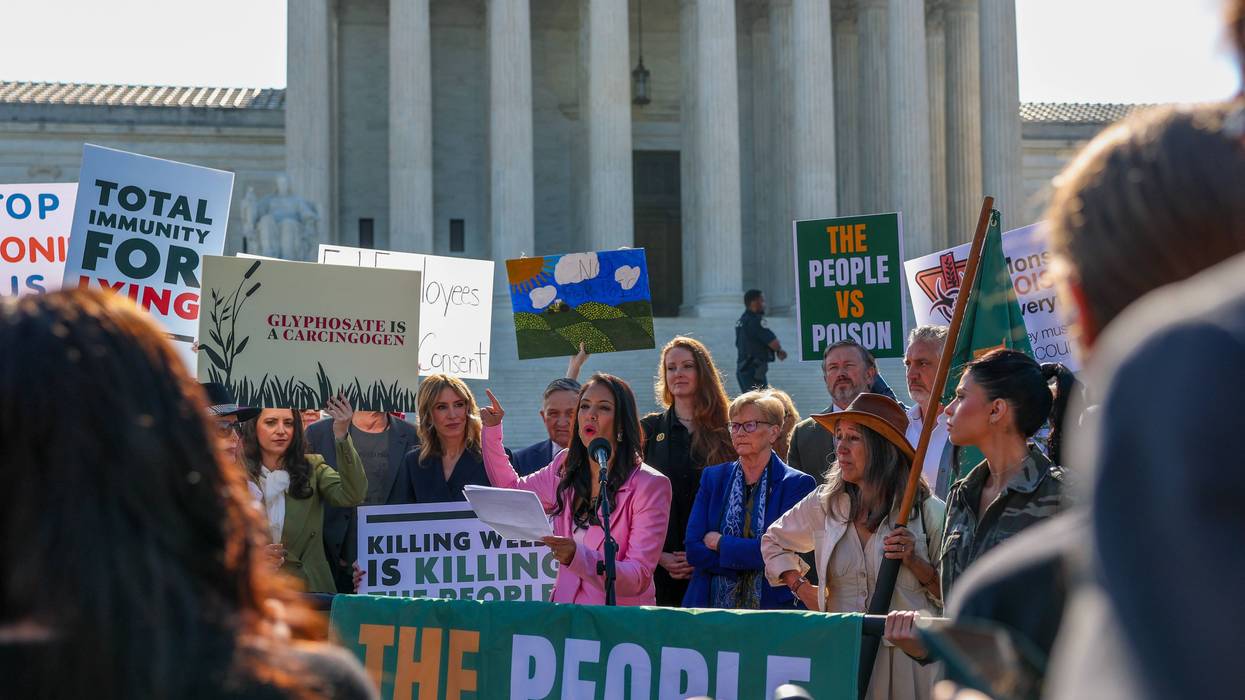 Rally Held As Supreme Court Hears Arguments For Monsanto v. Durnell