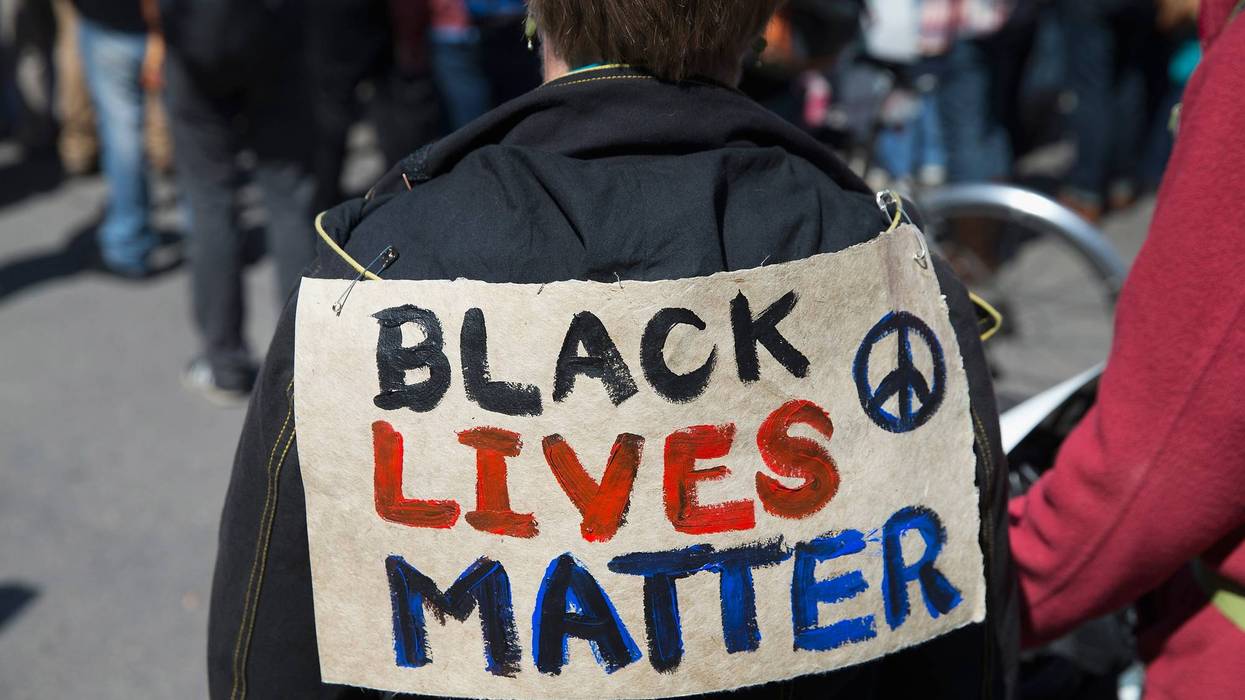 Rally Held At House Where Tony Robinson, 19, was Shot By Police Officer In Madison, Wisconsin