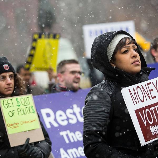 Rally Held Marking 5th Anniversary Of Citzens United Decision Aims To Draw Attention To Corporate Money In Politics